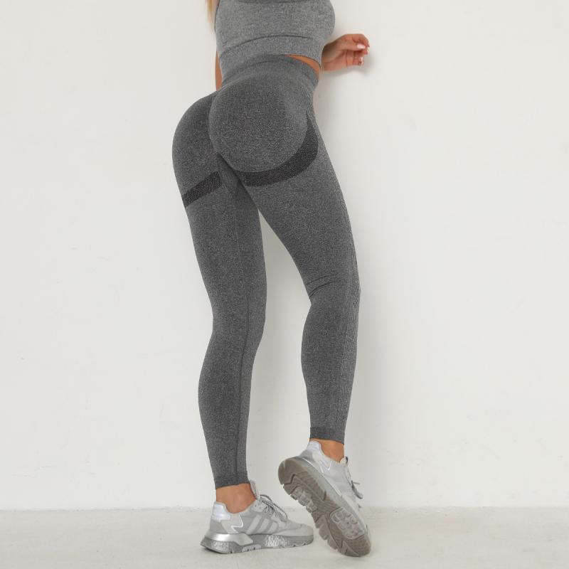 

Sports Leggings Seamless Cotton Blend Women Elastic Waist Yoga Pants High Waist Push Up Gym Sexy Clothing Fitness Body, Green yoga pants