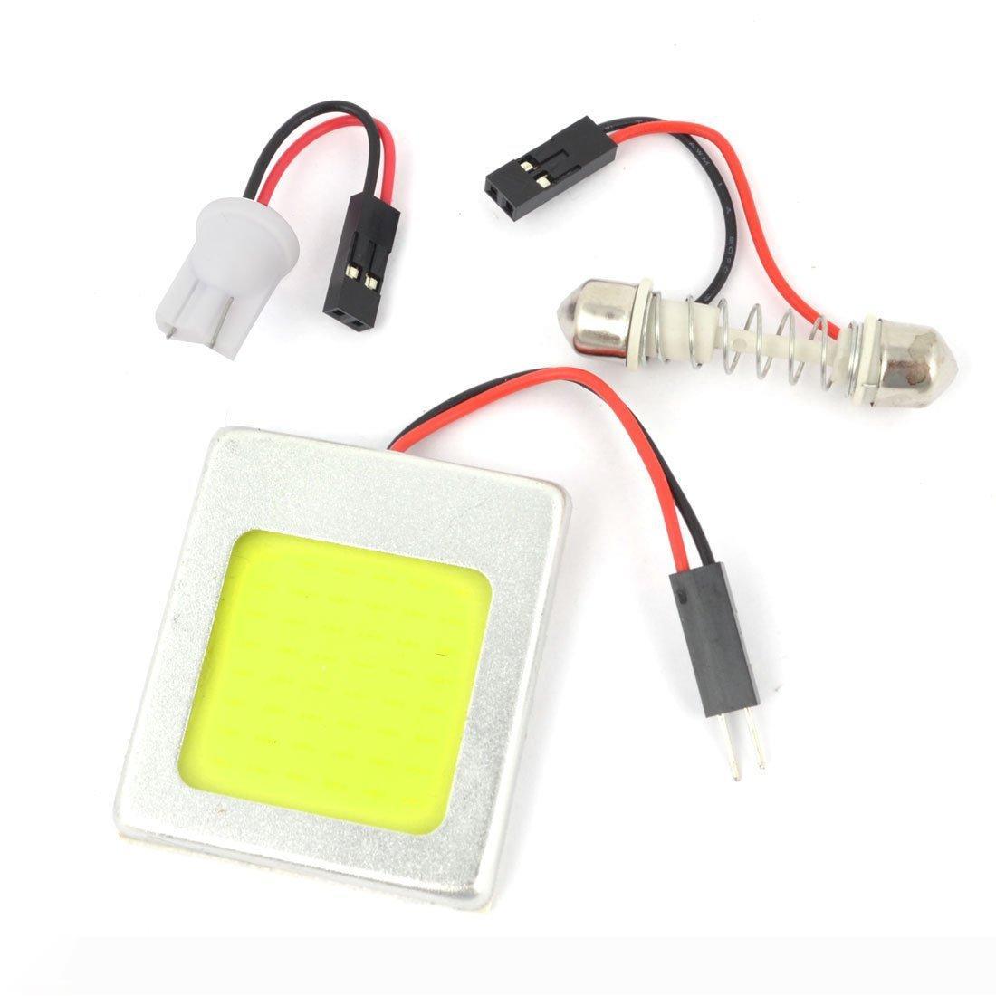 

xenon white 48SMD COB Chip LED T10 Festoon BA9S Adapters auto LED Dome Panel Light Bulb White