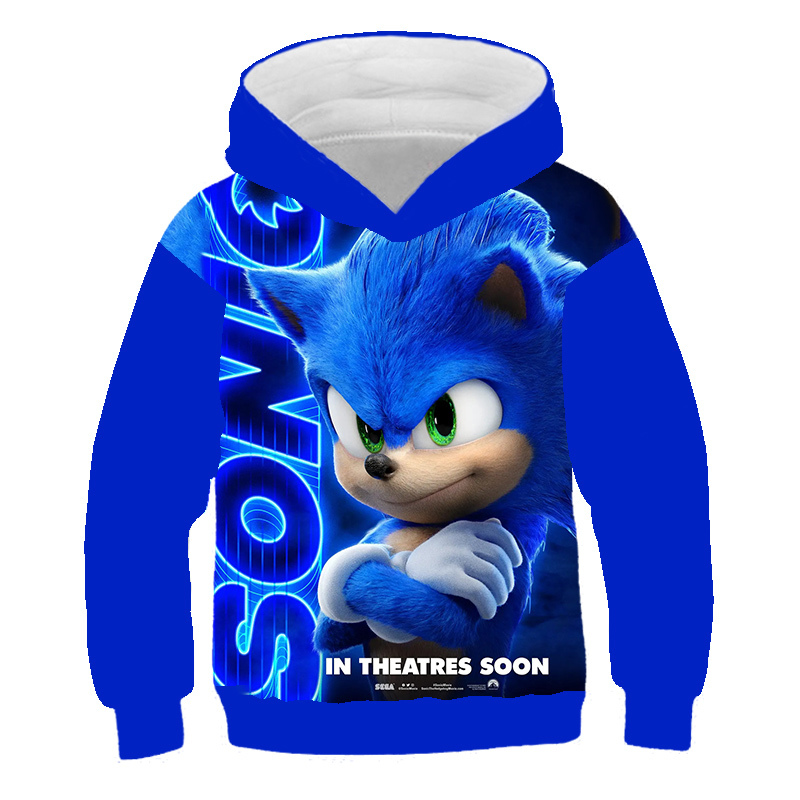 

Sonic the hedgehog 3D Hoodie Coat children Sweatshirts 3D Hoodies Pullovers Outerwear Hoodie boys girls Tracksuits Streetwear Y200724, Tx-11063