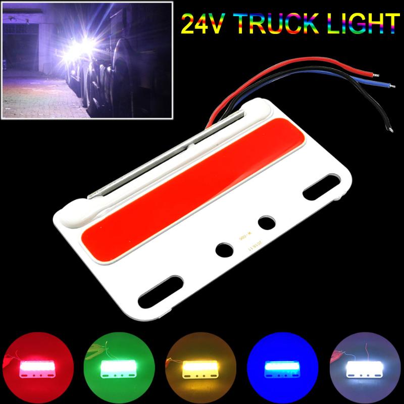 

COB Truck Turning Light 24V LED Lamp for Signal Lighting Lorry Decorative Bulb Waterproof Colorful LED Truck Strobe Decor Lights, As pic