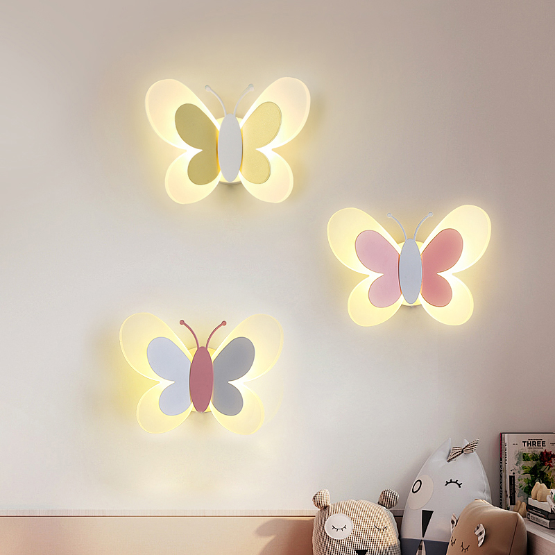 Creative Living Room Children's Bedroom Mirror Wall Lamps Aisle Bedside Light Modern Wall Lights Nordic led Reading Sconce-image-556191975