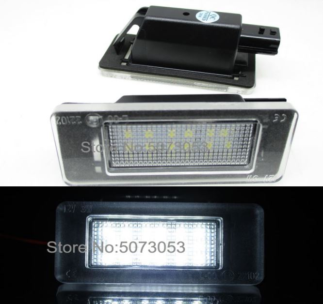 

2PCS LED License Number plate lamp light for Serena C27 Altima 2020 Canbus Error free xenon white, As pic