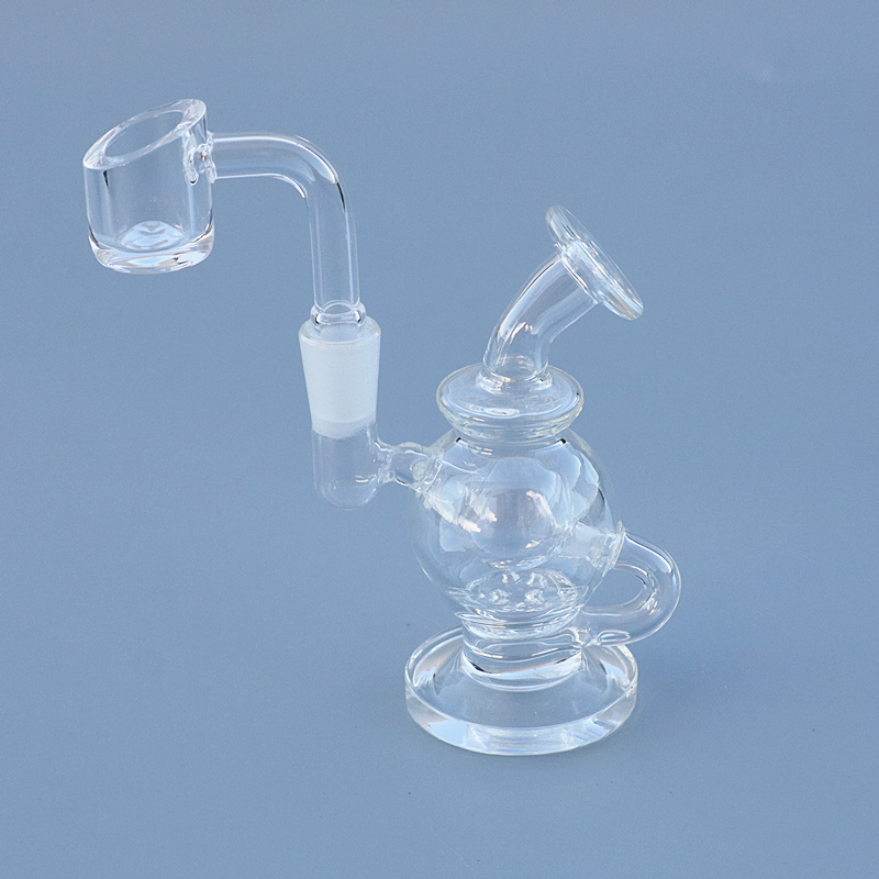 

4 Inch mini glass bong 10mm joint bowl transparent color dab bong heady glass oil rig glass oil burner pipe water bongs