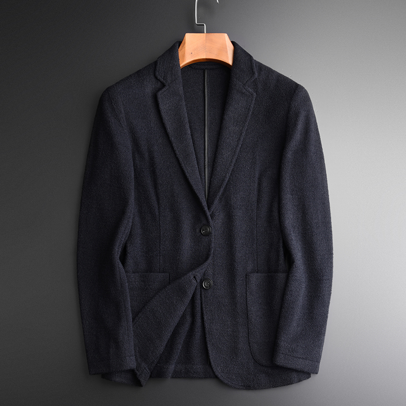 

Centipede Like Yarns Male Autumn Winter Black Single Breasted And Jackets Men new blazer Masculino Slim Fit, H x1826