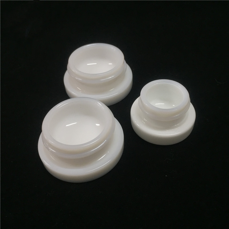 

Komodo 5ml CR Glass Jar White Bottle with Child Resistance Lid for Thick oil Wax Dry Herb Concentrate Container Jar DHL Free