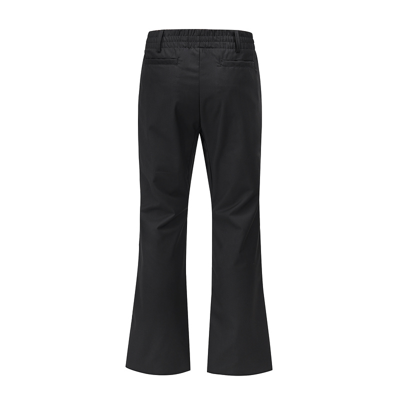 

20SS Structural flared suit trouse Retro Sports Pants Breathable Fabrics Sports Style Ankle Banded Pants Men Women Loose, Black