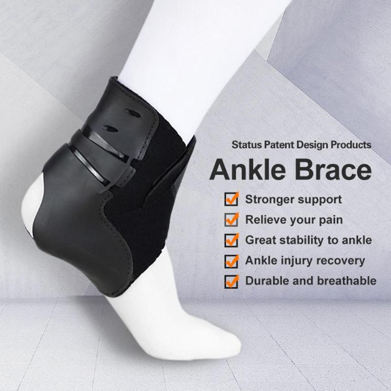

Durable Ankle Brace Classic Delicate Elastic Nylon Ankle Brace Protector Anti Sprain Compression Sports Soccer Guard, Left m
