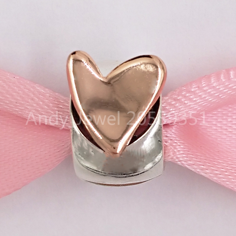 

Authentic 925 Silver Beads Freehand Heart Clip Charm Clips Fits European Pandora Style Jewelry Bracelets & Necklace 788697C00