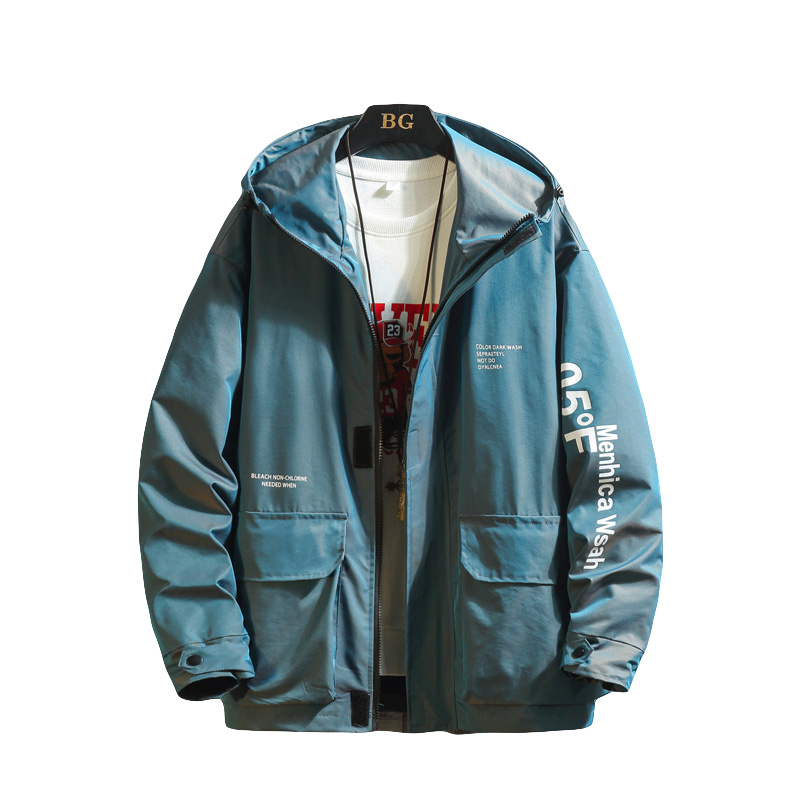 

Men Streetwear Bomber Jacket 2020 Autumn Windbreaker Harajuku Reflective Vintage Hooded Jackets Coats Casual Zipper Coats, Pink