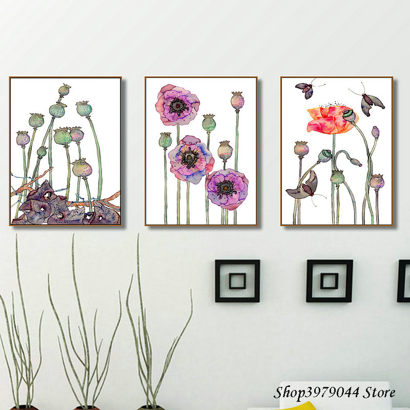 Canvas Wall Art Poppies Online Shopping Buy Canvas Wall Art Poppies At Dhgate Com