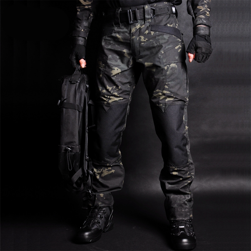 

Army Pants Men Outdoor Hiking Tactical Clothing Combat Trousers Multi Pockets Casual Pants Cargo