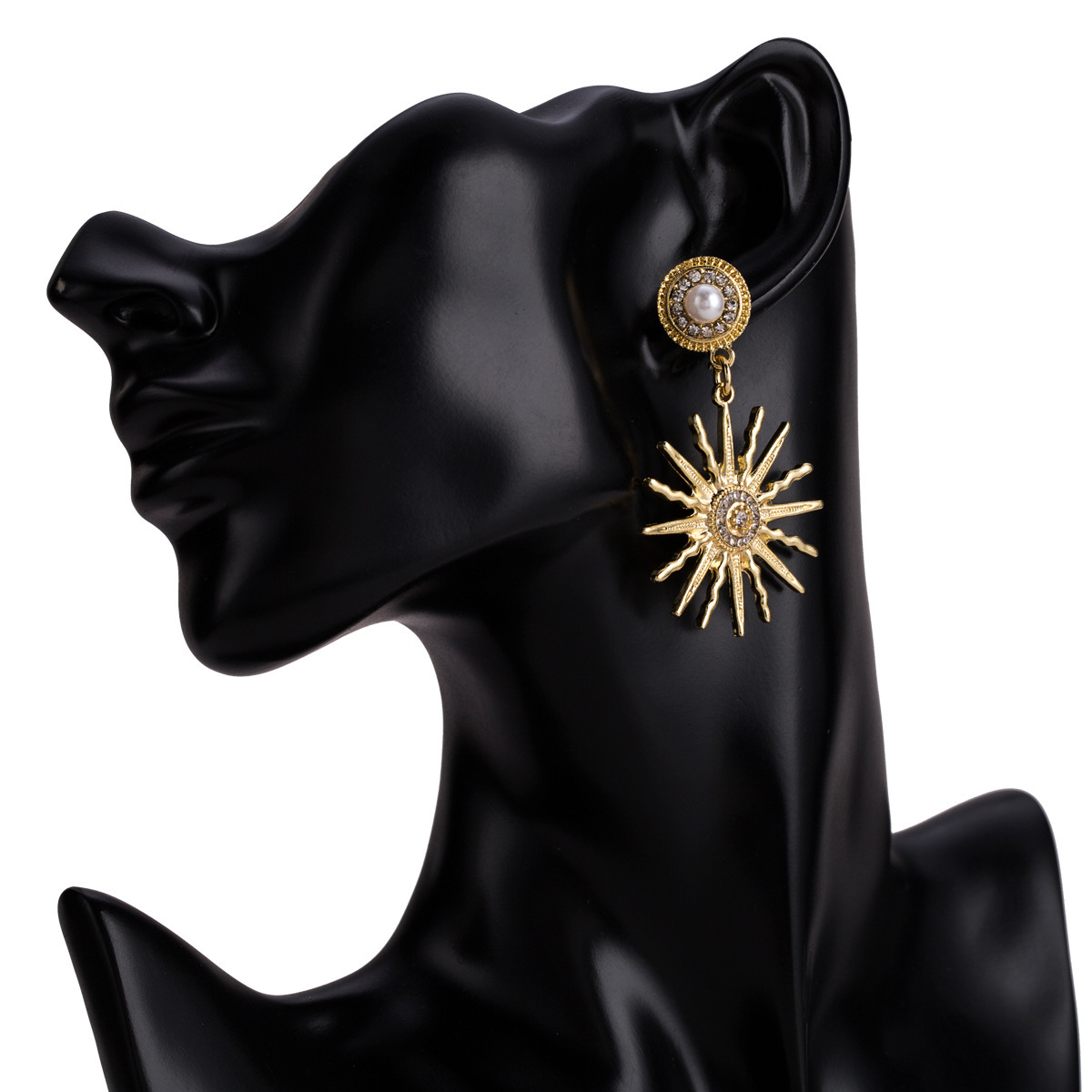 

Exaggerated alloy star diamond earrings fashion bohemian earrings