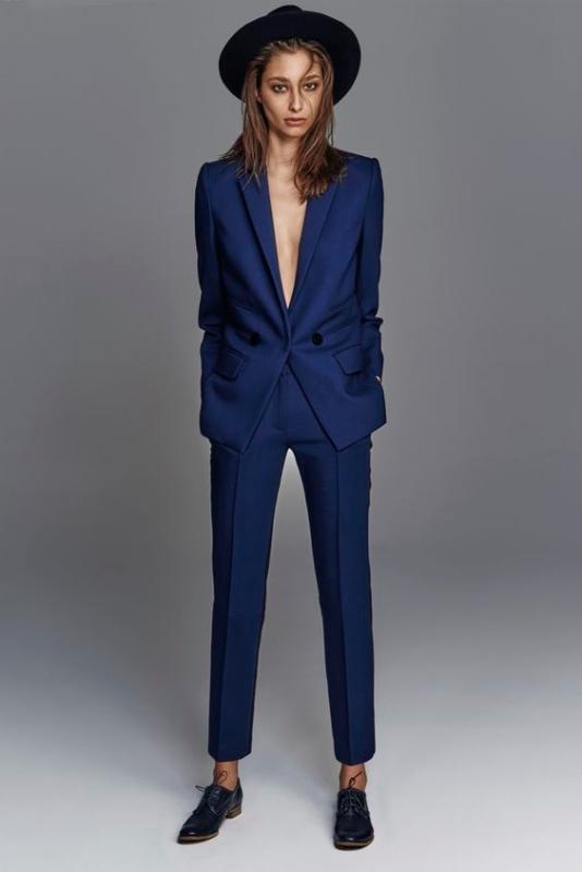 

CUSTOM MADE Women Business Suits Formal Office Suit Work Ladies Elegant Pant Suits For Weddings Tuxedo Blazer Trousers Suit W46, Beige