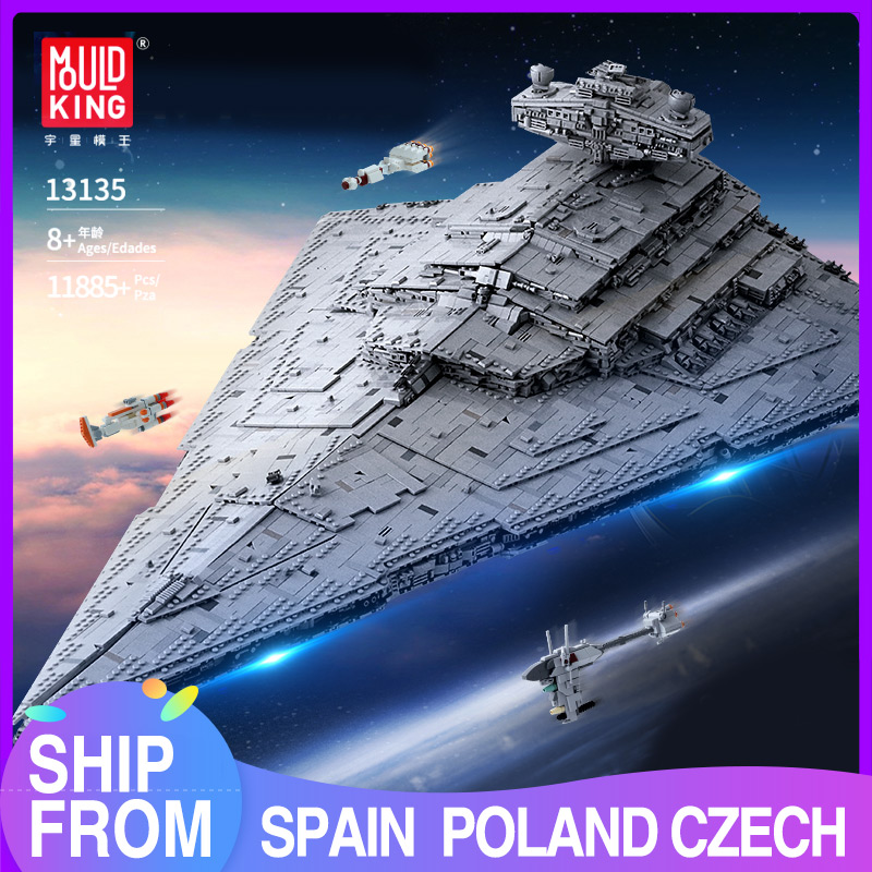 

Building Blocks 13135 11885 pcs Kaiser Star Destroyer UCS Kämpfer Set Bausteine compatible 75252 Kinder Spielzeug Geschenke