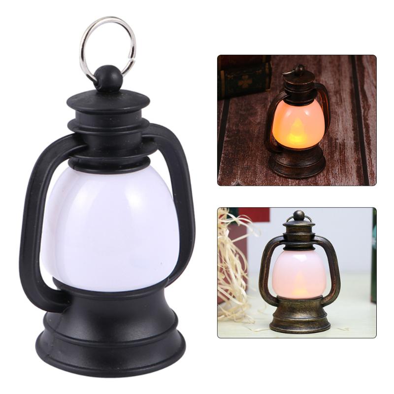 

Retro Small Kerosene Night Lamp LED Vintage Horse Lantern Mini Pony Lamp Emergency Tent Light for Christmas Travel Camping