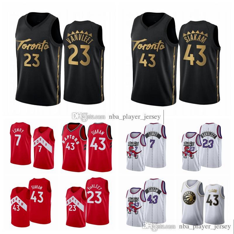 

Men Youth nba Toronto Raptors 7 Lowry 23 Vanvleet 43 Siakam White Red Black 2019/20 City Swingman Jersey Shorts, Green