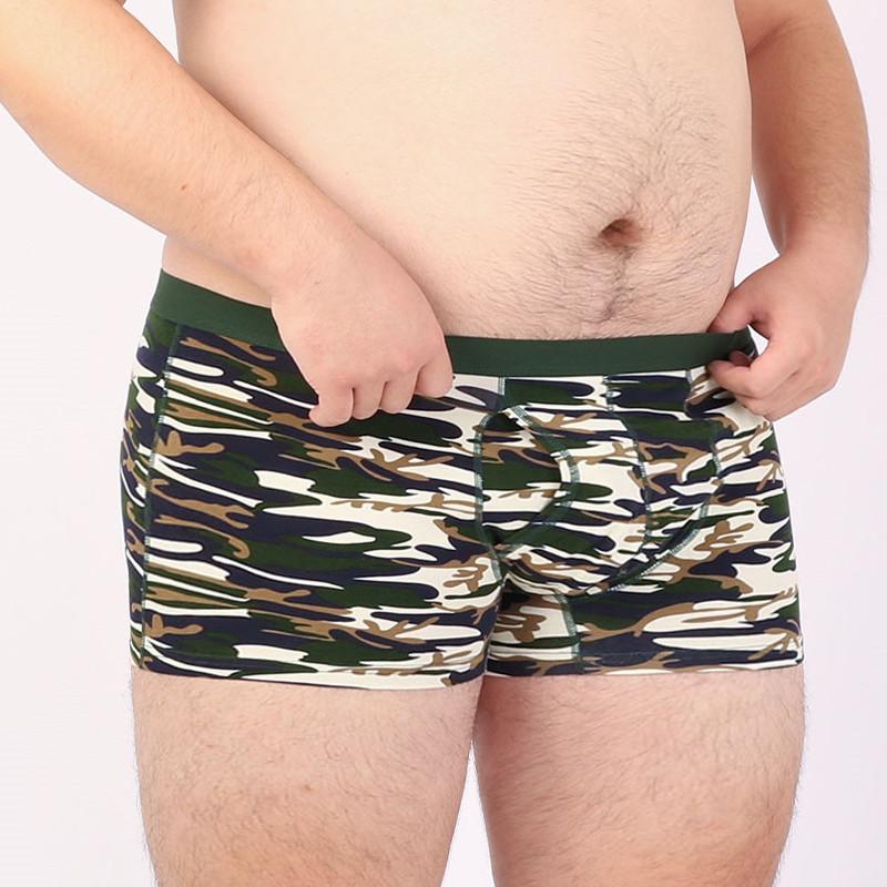 

6 PCS/LOT Male Plus Size Cotton Underwear Men's Camouflage Boxers Camo Underpants Shorts 4 Colors M L XL XXL 3XL 4XL 5XL 6XL, Multi