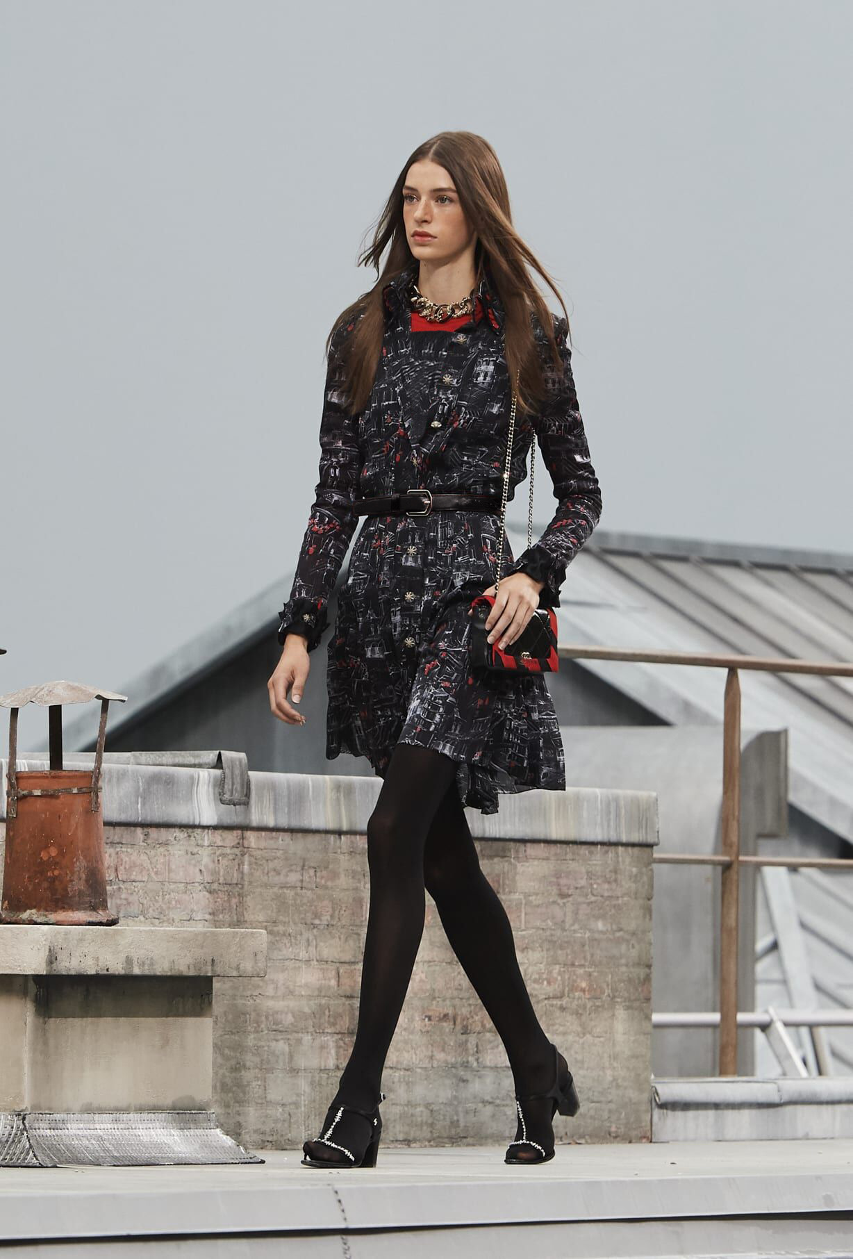 

73  2020 High Quality Free Shipping Summer Flora Print Panelled Long Sleeve Fashion Womens Clothes Lapel Neck AS, Customize