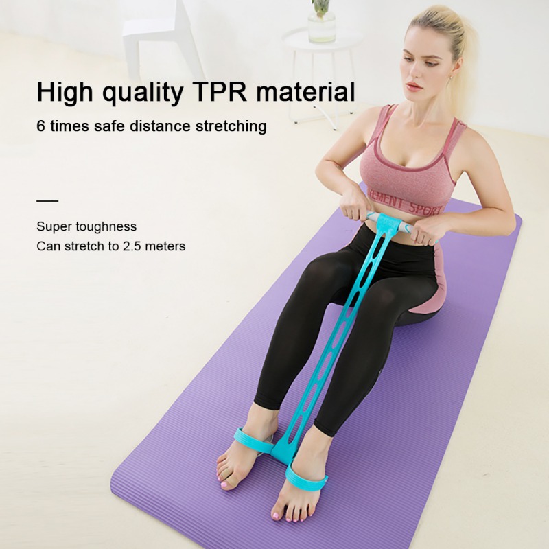 

Pedal Resistance Band For Gym Yoga Home Workout Multifunction Elastic Pull Rope Pedal Fitness Sit-up Exercise Equipment