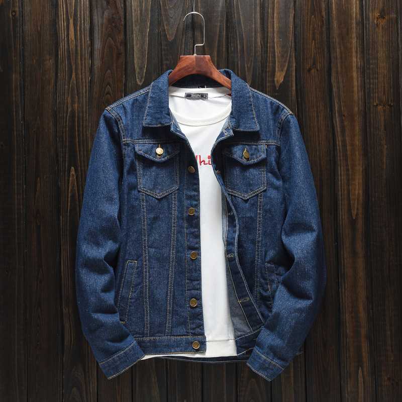 

2020 New Cotton high-grade Slim Fit Jean jackets Casual Denim Men's Ripped fashion Jacket Waistcoat top Coat Male Cowboy clothes, Black