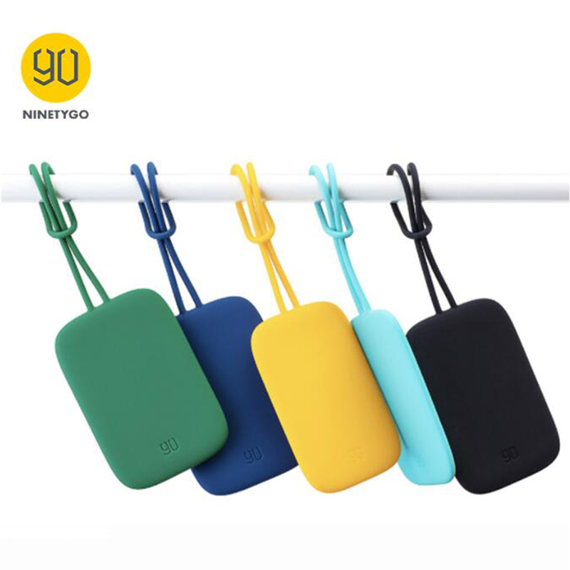 

NINETYGO 90FUN Colorful Silicone Baggage Tag Portable for Suitcase Luggage Bag Tag Anti-lost Writing Label Bag Parts Accessories