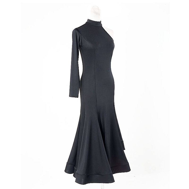 

Customizable Latin Dance Stage Competition Dress For Women Black Salsa Dancing Dresses Ballroom Tango Waltz Dance Costume JL1103