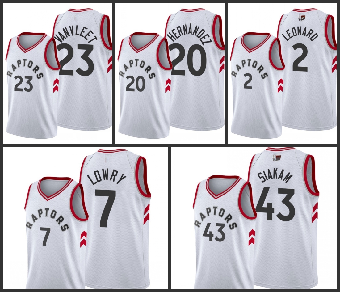 

Toronto Raptors Fred VanVleet Dewan Hernandez Kawhi Leonard Kyle Lowry Pascal Siakam Men 2019-20 City Jersey, Black