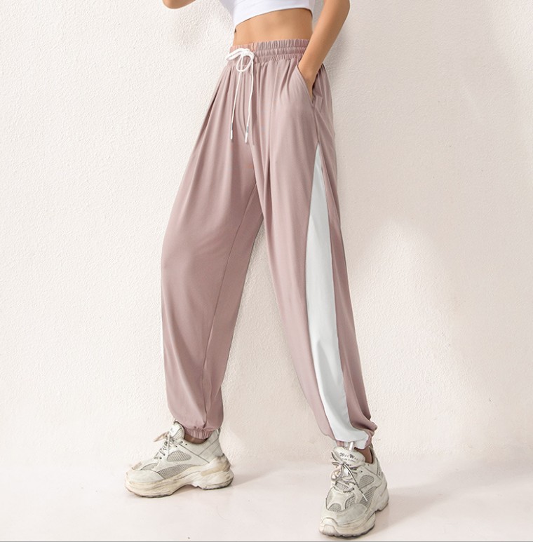 

Sports pants women' summer Running loose leggings quick dry yoga Exercise Fitness Jogging Trousers Workout Sport Pants, Black