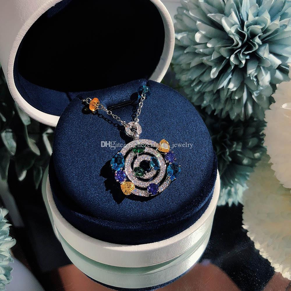 

High-end Luxurious Ball Lady Necklace Party gathering Ruby red noble Necklace circular Superior quality Free shipping Every dog has his day