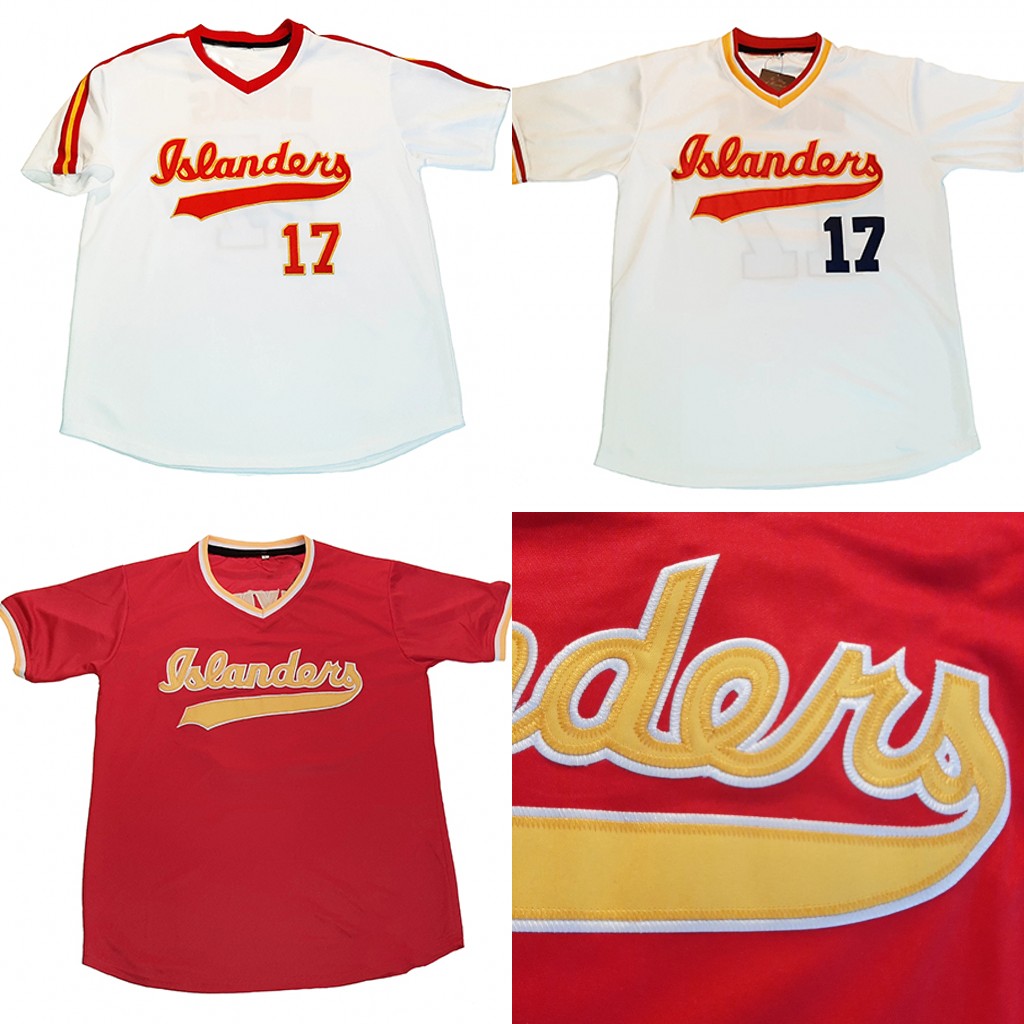 

Hawaii Islanders 1980's Jersey 100% Stitched S to 3XL Baseball Jerseys Custom Any Name Any Number Red White
