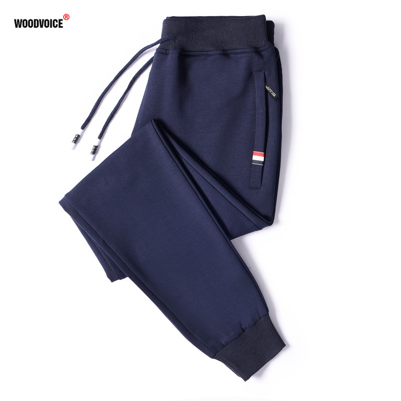 

Men's Pants Sport Fitness Casual Running Jogging Men Clothing Cotton Track Trousers Autumn Winter Sportswear Ropa De Hombre, Black-1