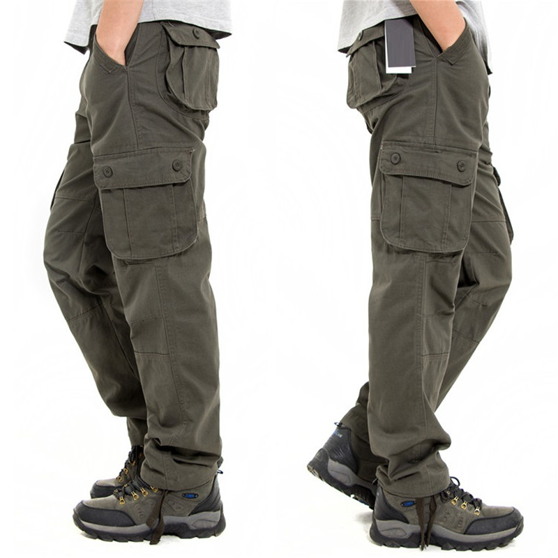 

Plus Size Men's Camouflage Pants Outdoors Combat Camp Casual Multi Pockets Army Tactical Straight Slacks Long Trousers, Yellow