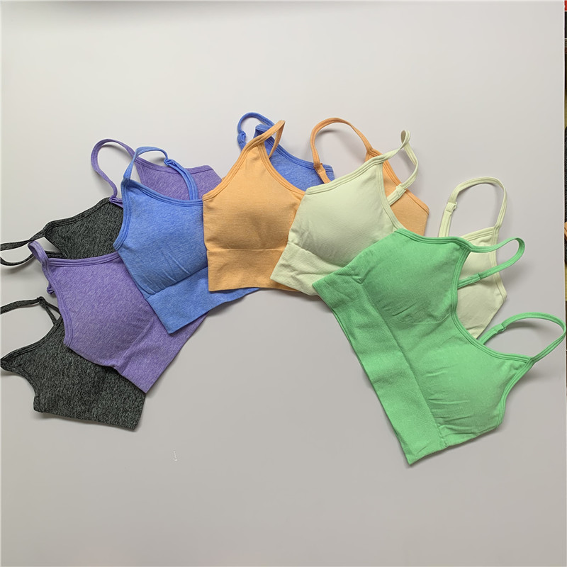 

Women Bras Breathable Sports Bra Anti-sweat Shockproof Padded Sports Bra Yoga Top Athletic Gym Running Fitness Workout Sport Top, Purple bra