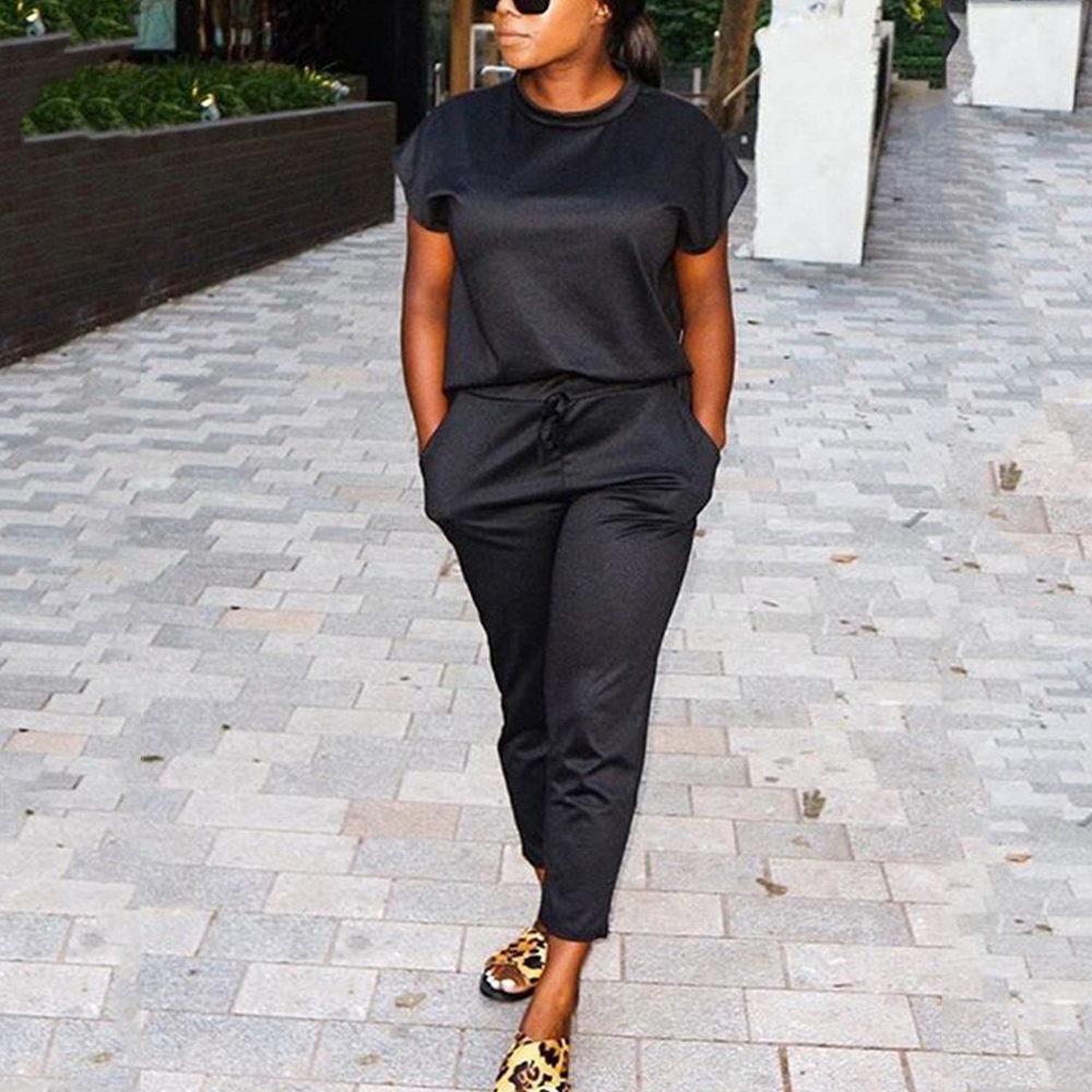 black harem pants outfit