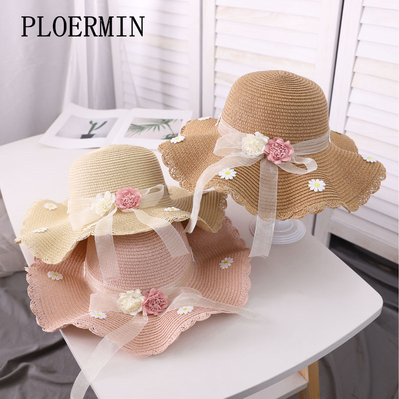 

PLOERMIN Summer Hat for Women Beach Sun Hat Straw panama fedora Cap Wide Brim UV Protection Summer Cap for Female 2020, Green