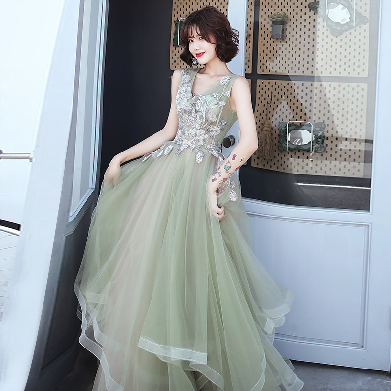 

Green Sleeveless Pettiskirt Female 2020 Fashion Star Sequins Long Style Dress Woman Spring Summer Sexy Beach Maxi Mesh Dresses