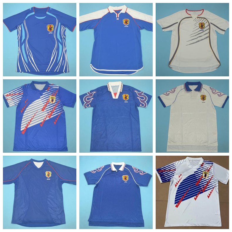 

Japan Vintage Soccer NAKAYAMA Jerseys 1994 1999 2002 Retro NANAMI JITO INAMOTO OGASAWARA OKANO AKITA HATTORI Japanese Football Shirt Kits Men