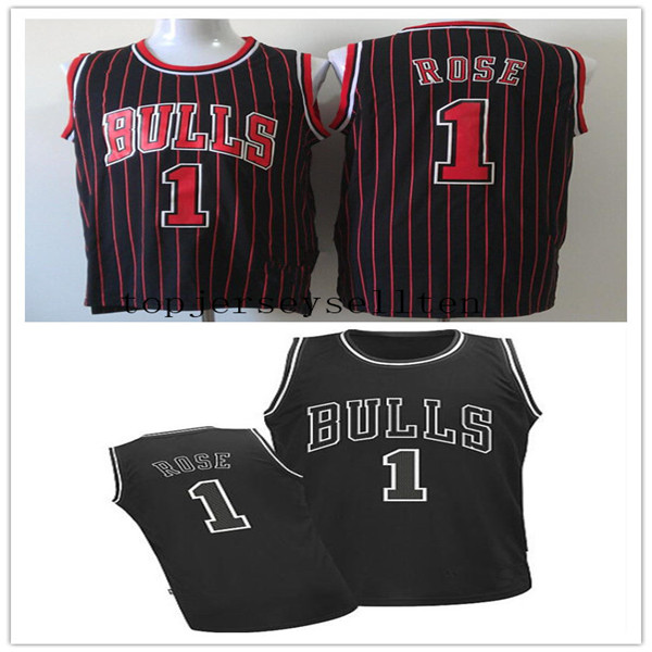 

Derrick Rose Chicago Bulls MEN 2008-2009 basketball Jersey, Black