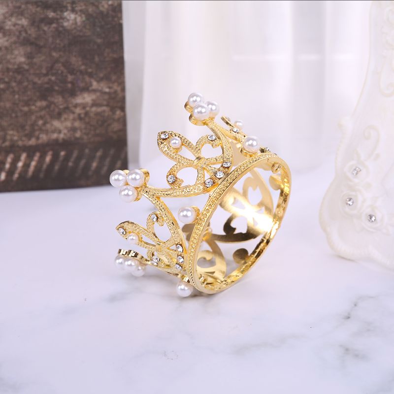 

Newborn Girls Boys Photography Gold Crown Props Little Baby Photo foto shooting Crown Accessories Infant fotografia Prop