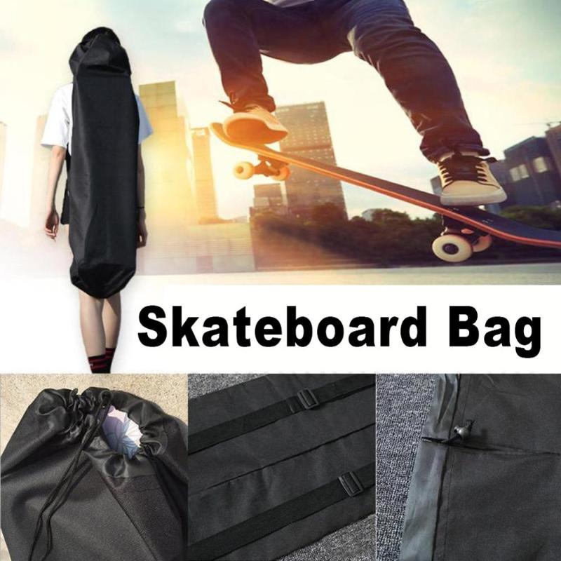 

1pc Skateboard Oxford Fabric Longboard Bags 120cm Portable Skateboard Case Backpack Durable and Wear-resistant, Black