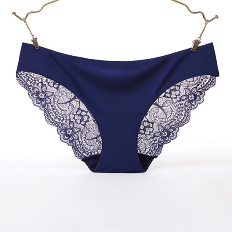 

High Quality Hot Sale Fashion Women Seamless Underwear Sexy Lingerie Women' Panties Intimates briefs Sexy Lace g string panty, Black