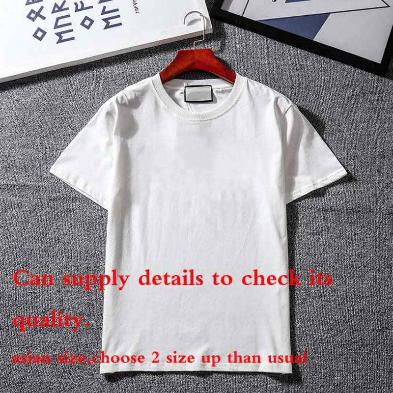 

new designer t shirts mens clothing brand tops tee shirt fashion summer tide braned letters printed luxury men shirt clothing s2xl, White