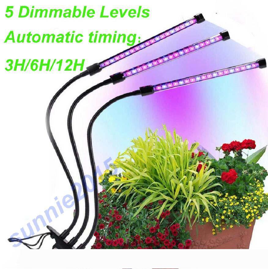 

Double three heads USB LED Grow Light USB Fitolampy Full Spectrum Phyto Lamp With Controller For Vegetable Flower Plant Greenhouse Fitolamp