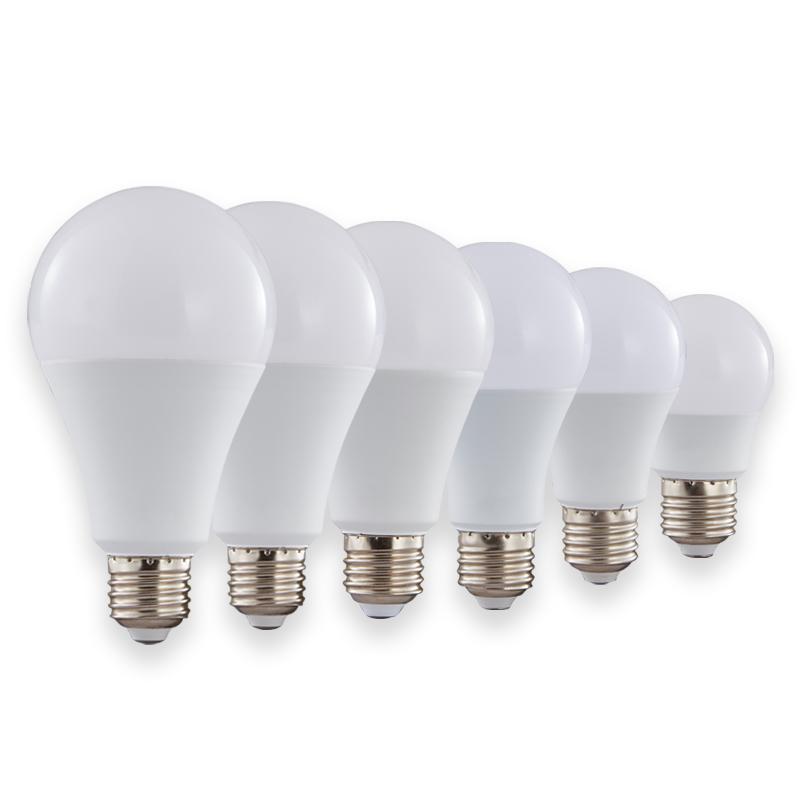 

2020 LED Bulb Light Plastic Cover Aluminum ,E27 Standard Base 3W/5W/7W/9W/12W15W/18W Globe light bulb