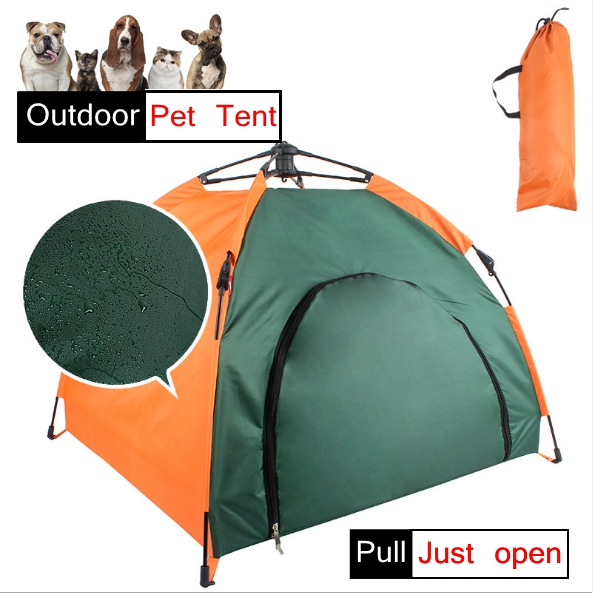 

Automatic-open Foldable Indoor Outdoor Pet Tent Rainproof Sunscreen Puppy Nest Cat House Dog Kennel Camping And Hiking Shelter