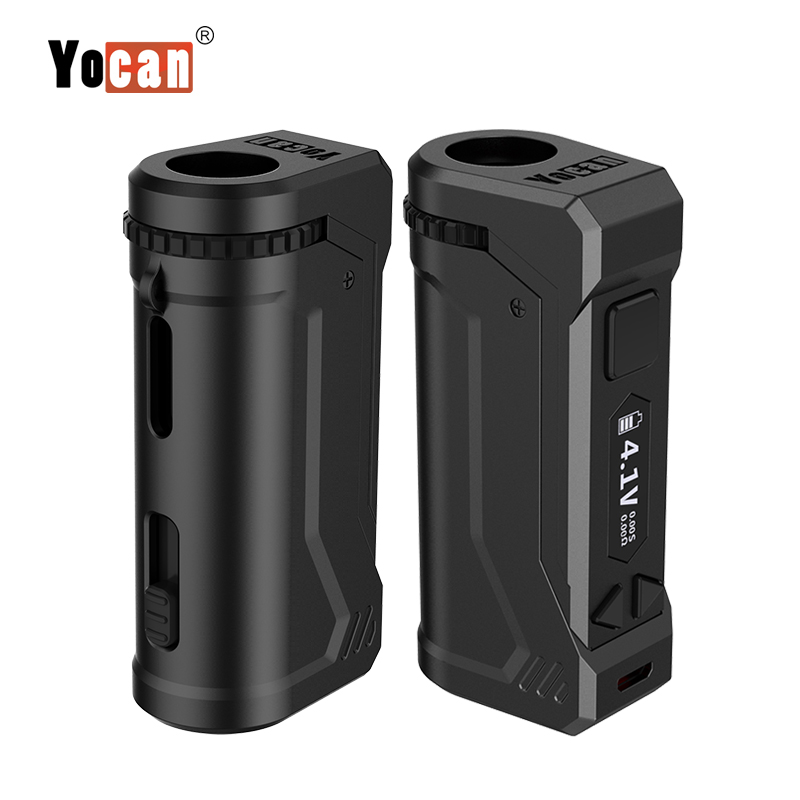

Yocan UNI Pro Mod E Cigarette Box Mod For All Cartridges Preheating Voltage Adjustable 2v-4v 650mah Battery Vape Pen Kits