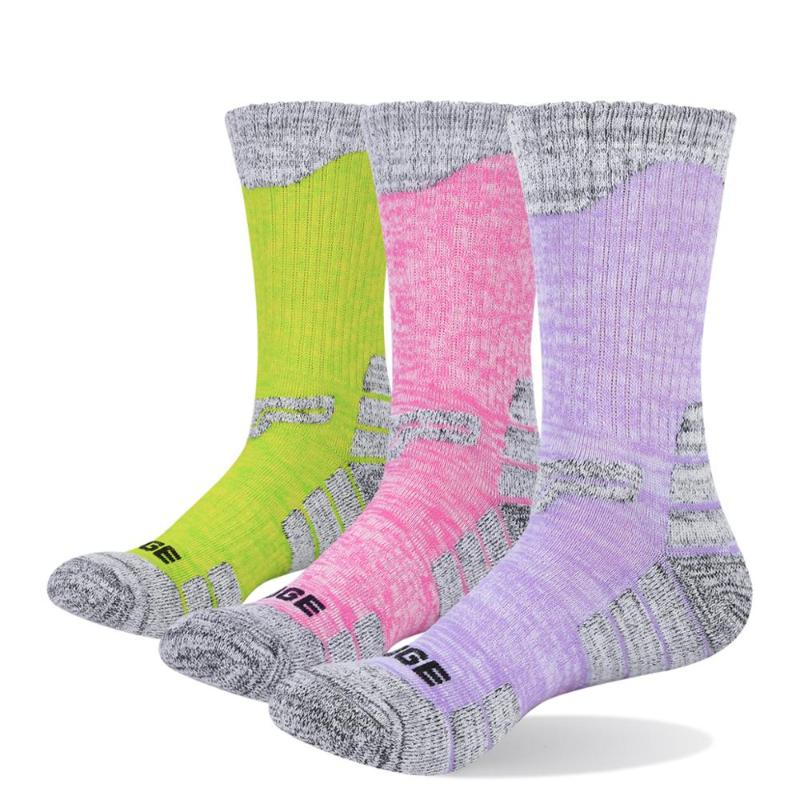 

YUEDGE Brand Women 3 Pairs Colorful Autumn Winter Cotton Warm Classic Casual Crew Sports Socks, 1805