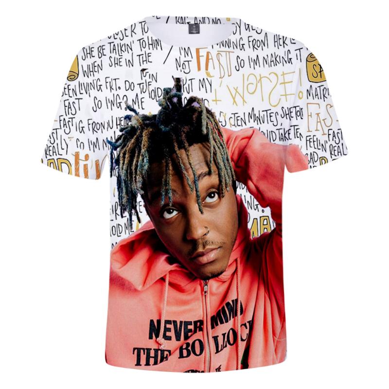 

New 3DT shirt star Juice Wrld men and women popular 3DTees boys and girls hot autumn summer short sleeve T-shirt, 3d