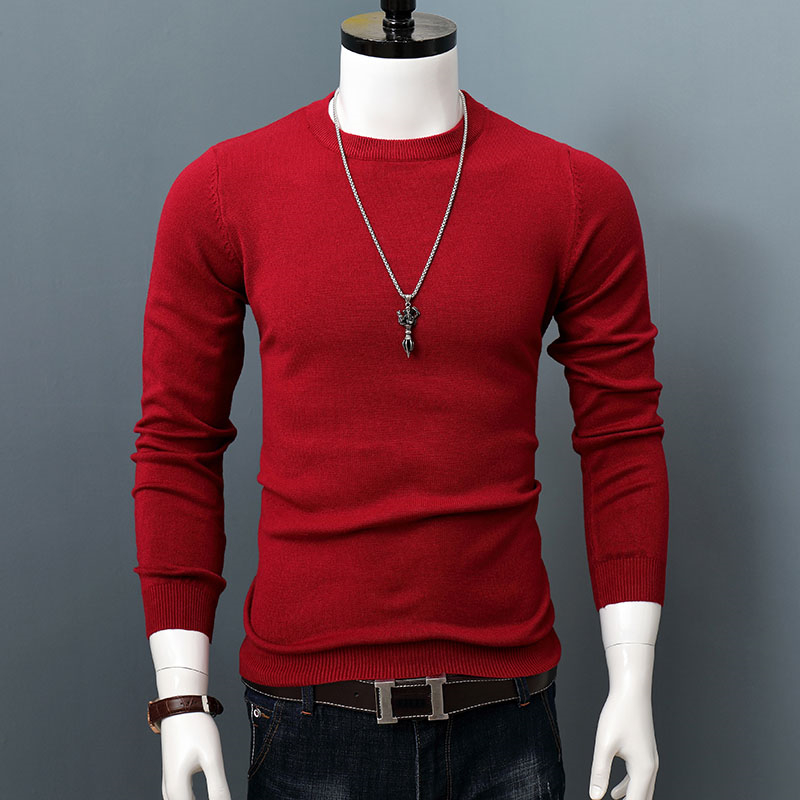 

ARCSINX Slim Fit Sweater Men Fashion Fitness Wool Pull Homme High Quality Long Sleeve Men Pullover Winter Hombre Knitwear 3XL, White