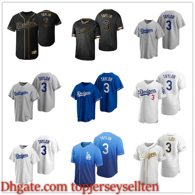 

Los Angeles Dodgers MEN WOMEN YOUTH 3 Chris Taylor Authentic baseball Jersey, Black